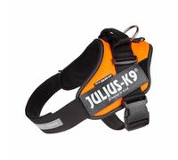 Arnés JULIUS-K9 IDC Naranja Flúor para Perros Talla M - 58 x 76 cm/40 mm