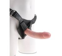 Arnés King Cock Con Pene De 8 Pulgadas - Carne