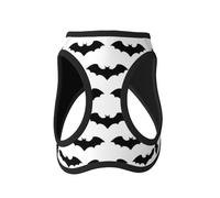 Arnés ligero para perro pequeño, arnés de murciélago negro de dibujos animados