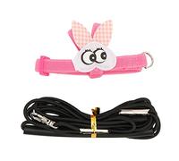 Arnés Loro Correa Correa Ajustable Ultra luz tracción de pájaro Cuerda para Mascota Correa de tórax colección elástica Actividades al Aire Libre adecuadas (25.5cm)