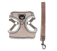 Arnés luminoso para perros pequeños, chaleco luminoso para perros, juego de cuerda y arnés para cachorros - Arnés ajustable para perros pequeños, chaleco ligero, correa para mascotas, peine