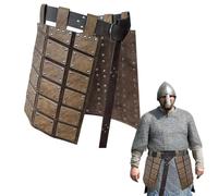 Arnés Medieval Retro De Pierna, Cinturón De Doble Cara, Protector De Muslos De Guerrero, Armadura Auténtica Para Disfraz, Accesorio Para Cosplay Masculino, Ideal Para Exhibiciones En Festivales Renace