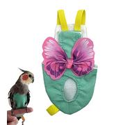 Arnés, pañales de moda y aves suaves, suite de vuelo: traje de mosca de paloma para pájaros pequeños y medianos, periquitos, loros, cacatúas, pañales para pájaros para loros Inlaw