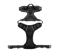 Arnés para cachorros - Arnés para mascotas sin tirones - Chaleco ajustable acolchado suave para perros, suministros para mascotas, sin asfixia, fácil control, arnés reflectante y resistente con 2