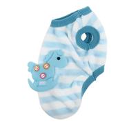 Arnés para Conejos Chaleco Ligero Invierno 4 XXS Azul | Ropa para Mascotas, Felpa Coral Suave, Mini Gatos y Ardillas, Aspecto Adorable, 0,5kg