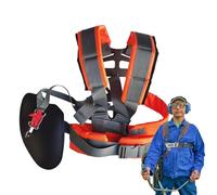 Arnés para Desbrozadora,Arnés de Mochila para Cortacésped - Cinturón Ajustable para Motoazada Cuidado Jardín Césped