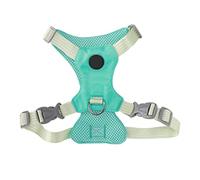 Arnés para diseño de malla transpirable, chaleco para perros, anillo en D para gatos (S)