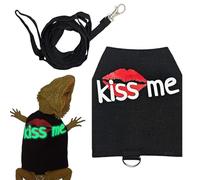 Arnés para Dragón Barbudo - Luminoso Transpirable Ajustable Accesorios Mascotas,Arnés Y Correas para Lagartos - para Uso Diario Exterior Viajes Compras Transporte