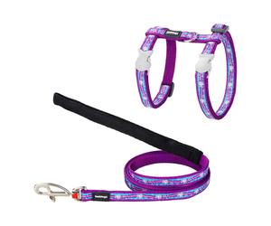 Arnés para Gato Red Dingo Style Morado Azul Unicornio Correa