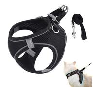 Arnés para Gato Viaje,Ajustable para Pasear - Tallas S M L Suministros para Mascotas para Senderismo Adiestramiento Viajes Exteriores