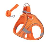 Arnés para Gato Viaje | Chaleco Suave de Malla con Tiras Reflectantes de Seguridad | Tallas S M L Suministros para Mascotas para Senderismo Adiestramiento Viajes Exteriores