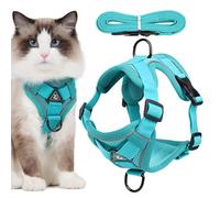 Arnés para Gatos a Prueba de Escapes,arnés para Gatos a Prueba de Escapes | Arnés de Chaleco Transpirable para | Juego de arnés y Correa para Gato para Caminar, Gatito y Cachorro, reflecta