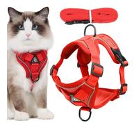 Arnés para gatos a prueba de escapes, correa para correr para gatos, arnés y correa para caminar, arnés ajustable a prueba de escape para gatitos