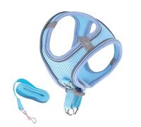 Arnés para gatos a prueba de escapes, juego de arnés y correa para gatos - Collar de chaleco para mascotas pequeño, mediano y grande para senderismo, mochila, entrenamiento, campamento al aire libre