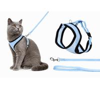 Flamingo Gato Arnés con Correa Gatito Harms Azul 28cm 32-41cm 110cm 10mm