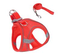 Arnés para Gatos, arnés y Correa de Malla Reflectante Suave | Accesorios para Mascotas para Entrenamiento de Seguridad Viajar Senderismo Mochila al Aire Libre