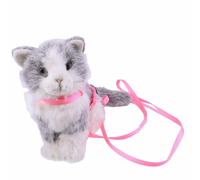 Arnés para gatos de nylon rosa con correa de GogiPet®