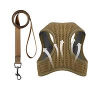 Arnés para gatos para senderismo, arnés para gatos | sin tren para perros | Chaqueta de malla transpirable reflectante ligera para gatitos al aire para todo tipo de gatos