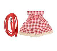 Arnés para hámster, ropa de animales pequeños con correas, traje a prueba de roturas con cuerda de guía, diseño cómodo y estable, ideal para ardillas, hurones, hámsters, arnés para caminar y vestidun