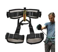 Arnés Para Hombre Construcción,Arnés Ajustable Y Seguro | Accesorios para Montañismo Trabajo Tirolina Caza Espeleología Rescate Pared