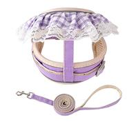 Arnés para mascotas a prueba de escapes para gatos, chaleco ajustable para cachorros, perros, encaje, cómodo arnés para caminar para gatitos, correa para caminar