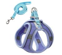 Arnés para Mascotas al Aire Libre, Chaleco Acolchado Suave con Tiras Reflectantes, cómodo arnés para Perro sin tirones, arnés Ligero para Perros y, al Aire Libre, fácil de Caminar y Hacer