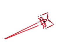 Arnés para niños, arnés de Seguridad antipérdida, Correa de Hombro Ajustable de 78.74 Pulgadas, Cuerda ergonómica antipérdida para Caminar al Aire Libre, Camping, Aventuras, Nailon, Rojo,