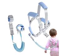Arnés para niños con correa | Arnés de seguridad 3 en 1 Glow-in-the-Dark PU + Red 3D | Muñequera antipérdida y de paseo, correa ajustable de 1,5-2,5 m | Assistent
