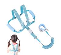 Arnés para niños con correa, eslabones de muñeca antipérdida, arnés reflectante ajustable antipérdida con bloqueo para viajes al aire libre, niñas, niños, caminatas y senderismo
