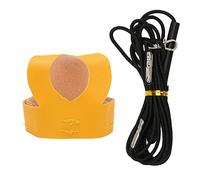 Arnés para pájaros Correa de Cuero Artificial Cómoda Cuerda de tracción de Vuelo Ajustable para Loros Periquitos Cacatúas Entrenamiento al Aire Libre 2 Metros 6,6 pies de Largo (Metro)