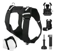 Arnés para perro - Arnés de chaleco acolchado suave | Anti Pull Dogs Vest Outdoor Supplies Chest and Back Attachment for Adventures Daily Walks Training Soft Adjustable Small Animal Accessories