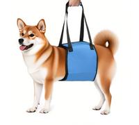 Arnés para perro con asa para levantar, correa de apoyo acolchada suave para perros, cinturón de asistencia para mascotas, transportador antideslizante para senderismo, caminar, rehabilitación