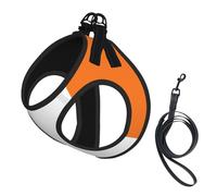 Arnés para perro con diseño de bandera irlandesa, equipado con correas reflectantes y hebillas de liberación rápida, adecuado para gatos y perros pequeños