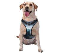 Arnés para perro con diseño de olas gigantes en el océano, equipado con correas reflectantes para mascotas y hebillas de liberación rápida, adecuado para todo tipo de perros