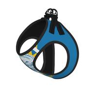 Arnés para perro con estampado de la bandera de Dakota del Sur, chaleco con correa para mascotas para perros pequeños a medianos, perfecto para aventuras al aire libre