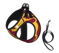 Arnés para perro con estampado de la bandera de Sri Lanka, 2 hebillas, chaleco para perro, clip frontal para correa sin tirones, para perros pequeños y medianos