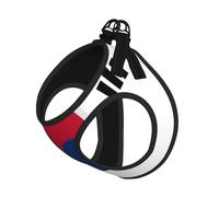 Arnés para perro con la bandera coreana, equipado con correas reflectantes y hebillas de liberación rápida, adecuado para gatos y perros pequeños