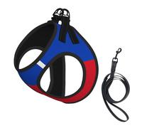 Arnés para perro con la bandera de Filipinas, transpirable, reflectante y ajustable, adecuado para gatos y perros pequeños