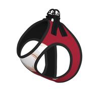 Arnés para perro con la bandera de la soberanía siamesa, equipado con correas reflectantes y hebillas de liberación rápida, adecuado para gatos y perros pequeños