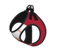 Arnés para perro con la bandera de la soberanía siamesa, transpirable, reflectante y ajustable, adecuado para gatos y perros pequeños