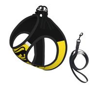 Arnés para perro con la bandera del estado de Baden-Wurtemberg, equipado con correas reflectantes y hebillas de liberación rápida, adecuado para gatos y perros pequeños