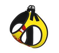 Arnés para perro con la bandera real de Tailandia, transpirable, reflectante y ajustable, adecuado para gatos y perros pequeños