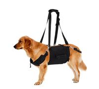 Arnés para perro de tamaño mediano, arnés de tracción con mango de control, agarre, correas auxiliares, para caminar, para tamaño pequeño, mediano y grande