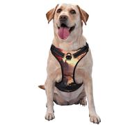 Arnés para perro Deer in The Red Leaf Forest, equipado con correa reflectante para mascotas y hebillas de liberación rápida, adecuado para todo tipo de perros