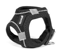 Arnés para Perro Gloria Air Mesh Trek Star Ajustable Negro Talla XXXS (18-20 cm)