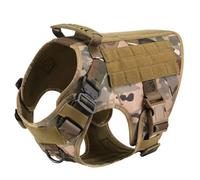 Arnés para Perro Grande De Nailon Táctico Militar, Conjunto De Correa, Bulldog Francés, Pastor Alemán, Malinois, Entrenamiento, Caminar, Acampar, Cazar, Chaleco, Adecuado para Perros Medianos,A,l