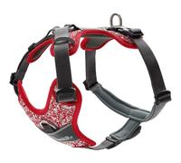 Arnés para Perro Hunter Divo Rojo Gris Reflectante Talla L (72-100 cm)