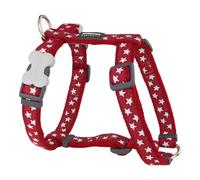 Arnés para Perro Red Dingo Style Rojo Estrella Blanco 46-76 cm