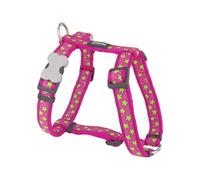 Arnés para Perro Red Dingo Style Stars Lime ON Hot Pink 36-54 cm 30-48 cm