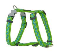 Arnés para Perro Red Dingo Style Turquesa Estrella Verde 37-61 cm